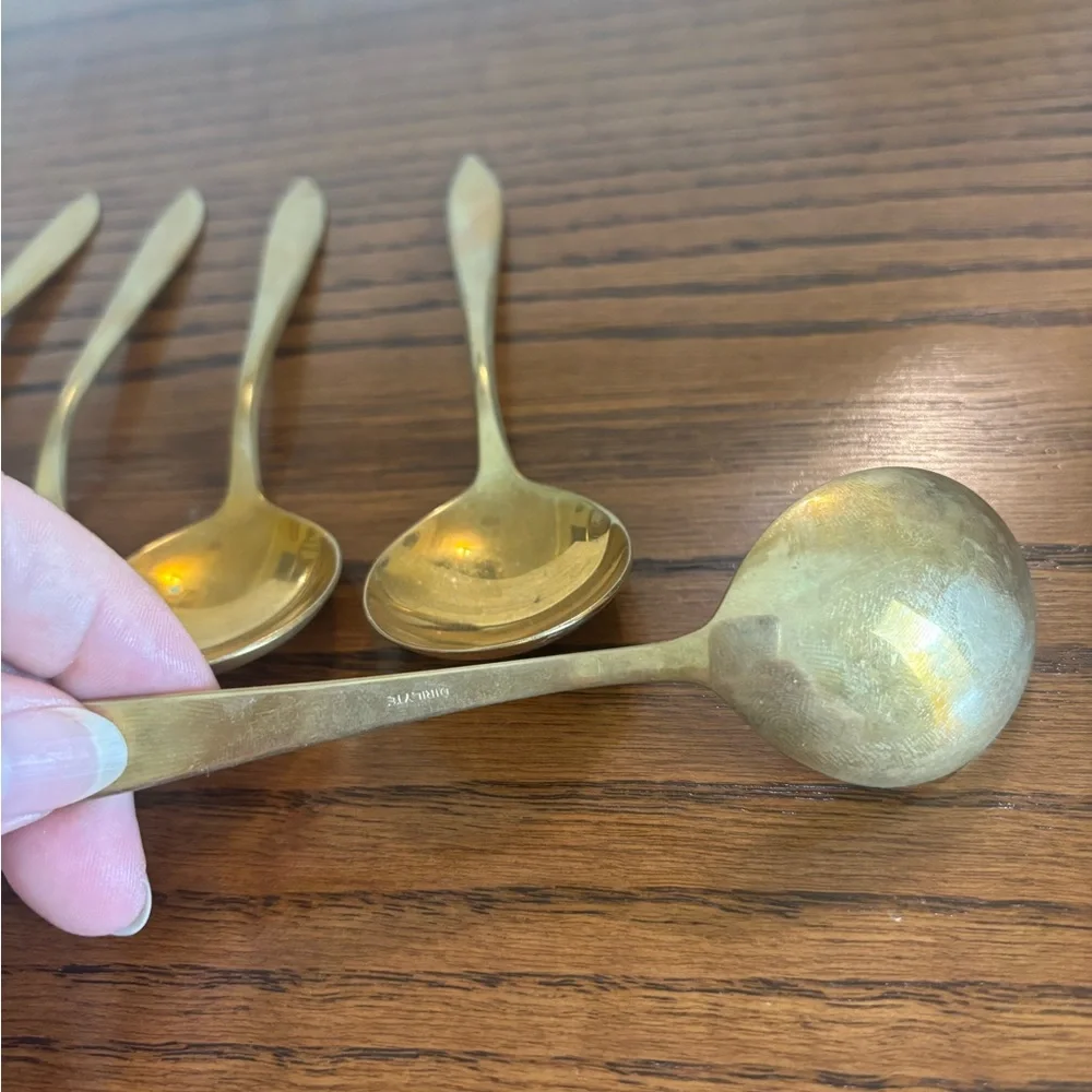 Dirilyte Gold-Toned Spoons Set 6